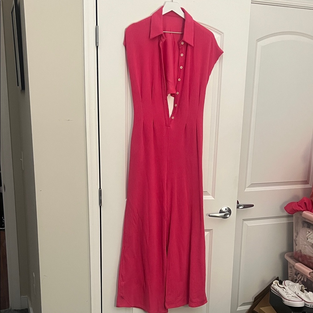 Elegant Pink Women's Dress